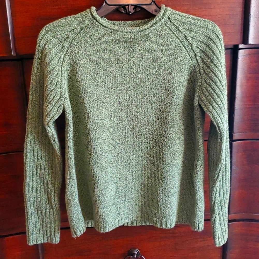 Green marbled 90s sweater